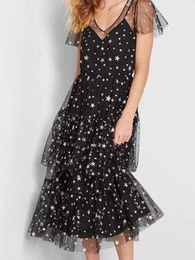 Modcloth Tulle There Was You Midi Dress